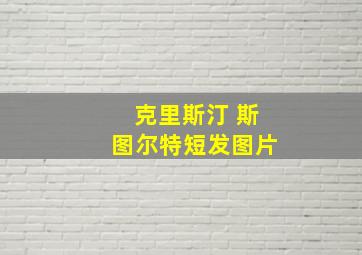 克里斯汀 斯图尔特短发图片